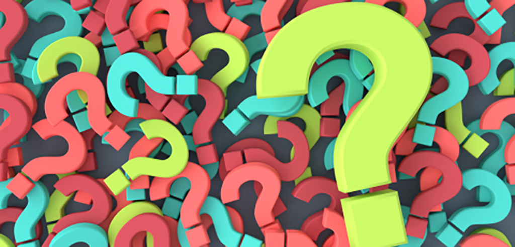 many colorful questions marks