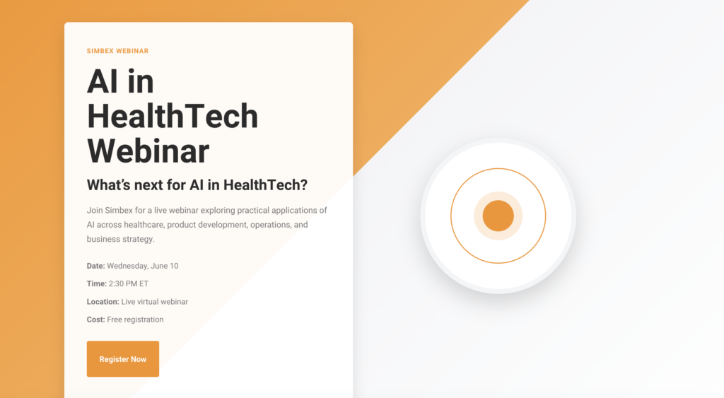 coded CSS design for AI in healthtech seminar